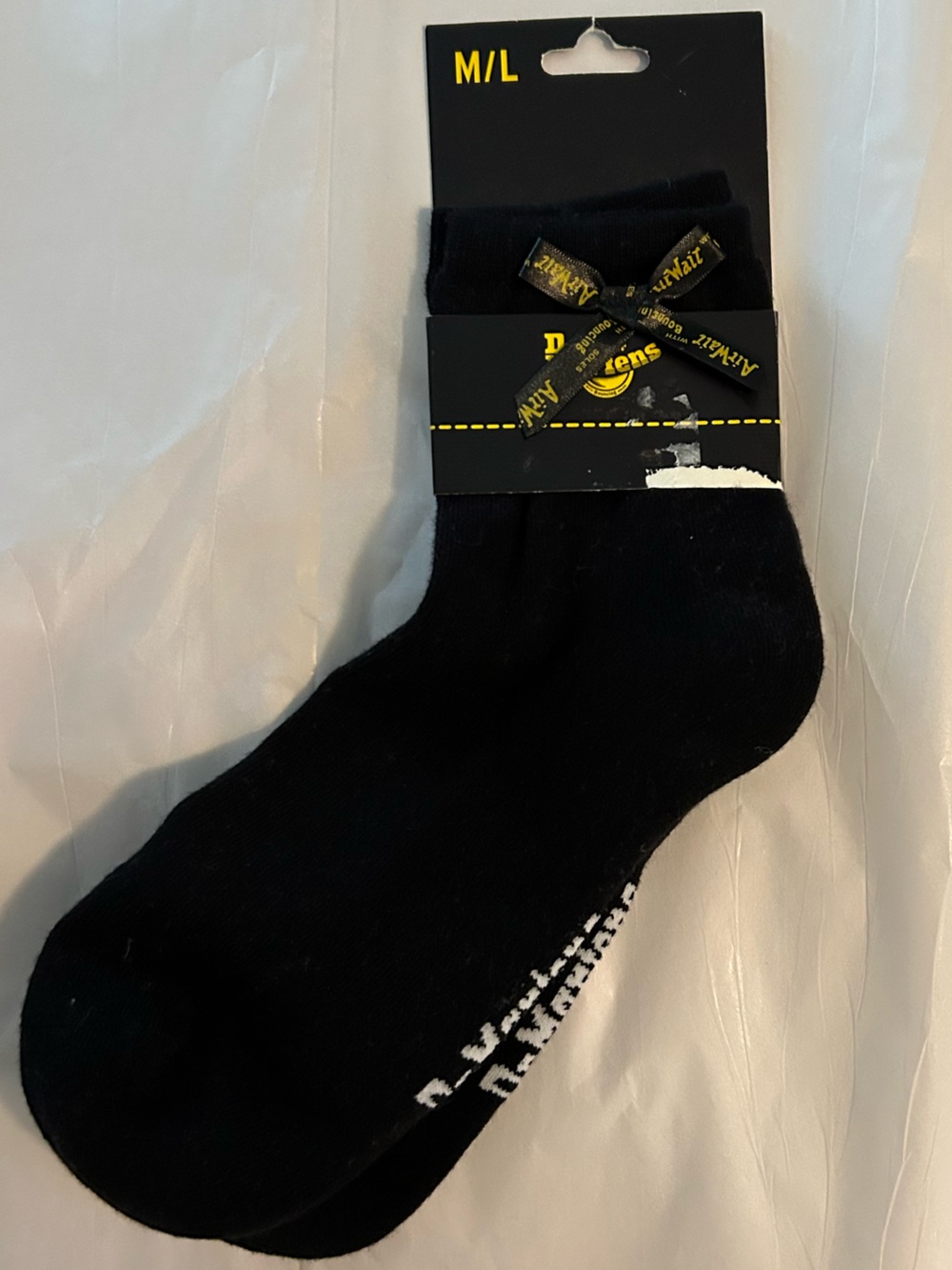 Black No-Show Athletic Socks - Pair